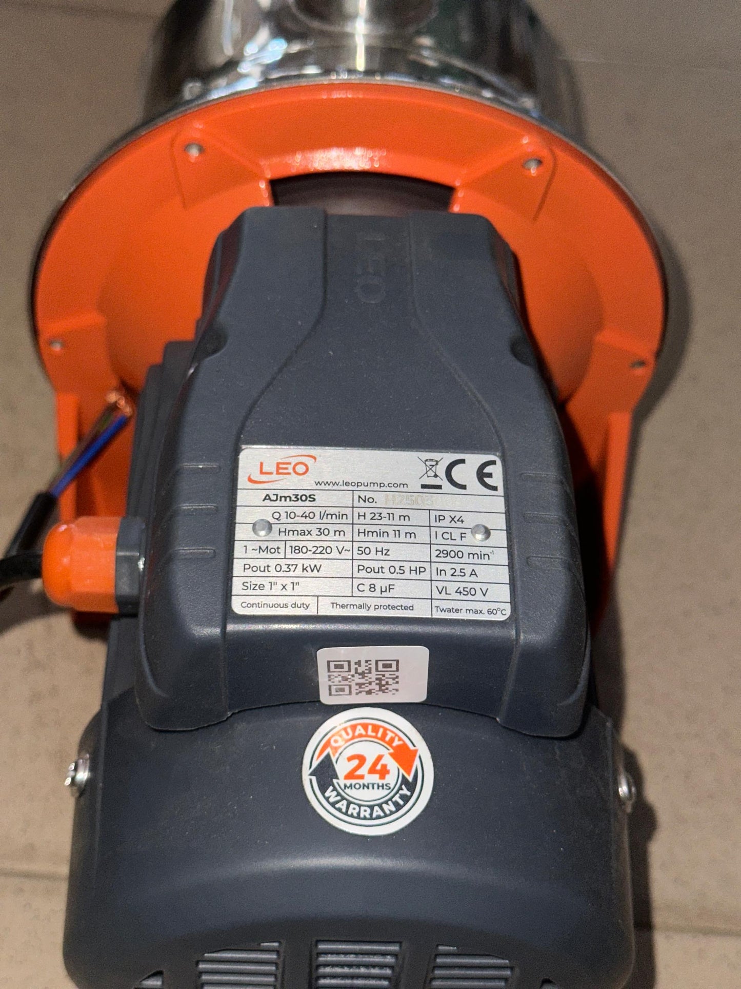 Leo 0.5HP Surface Jet Pump (AJm30S)